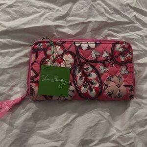 Vera Bradley NWT Accordion Wallet Blush Pink